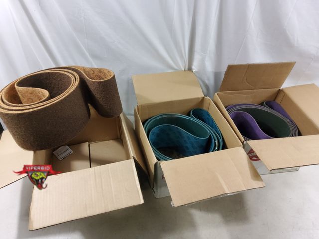 Lot 7-135862 - New! (3) 3M Scotch-Brite 6" X 186"  surface Conditioning and double flex belts. Includes (1) A VFN b...