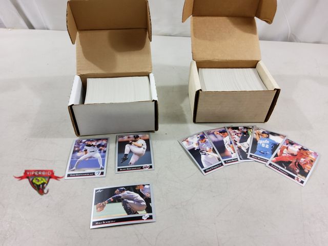 Lot 7-123609 - 1991 Leaf Series 1 &amp; 2 Baseball card sets.