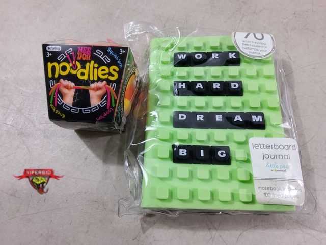 Lot 7-132535 - New! Little Pear by Pearhead letterboard journal with (70) letter &amp; symbols to customize your jo...