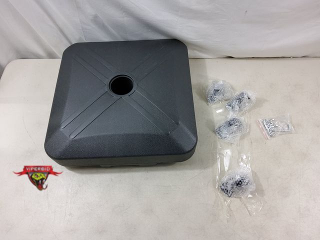 Lot 7-130637 - Rolling plastic umbrella base.