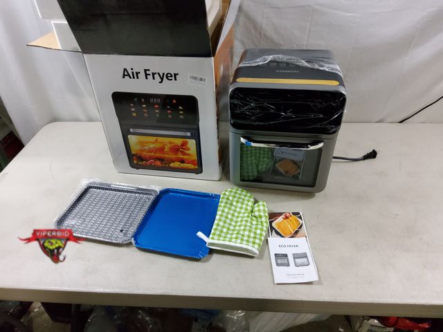 Lot 7-133327 - Vyemoyo 10 qt. air fryer. Tested to power on - heats.