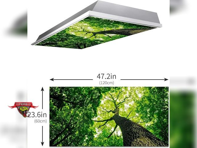 Lot 7-130361 - Birosvsy Fluorescent Light Cover for Ceiling Light – 2 ft. x4 ft.