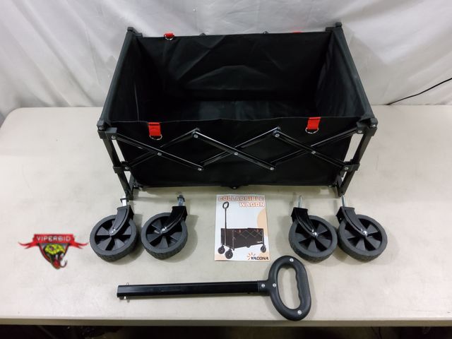 Lot 7-131154 - Yacona Collapsible Wagon. (25"L x 17"W x 10.5"T)