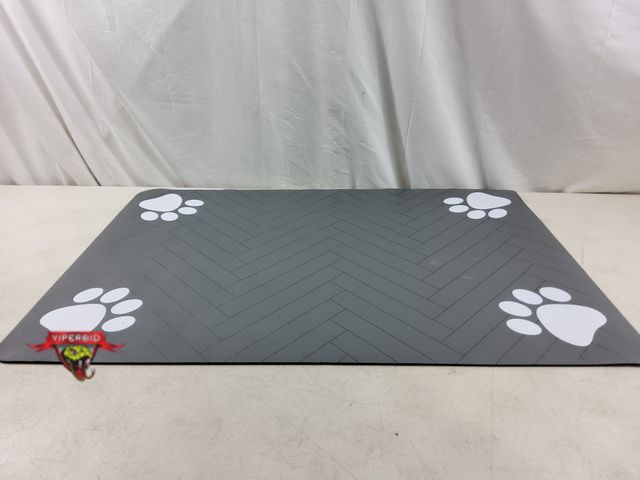 Lot 7-134636 - Rubber Mat. Perfect for Doggy Doors or Food/Water Mat. (32"L x 22"W)
