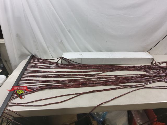 Lot 7-132574 - 35-1/2"W Beaded bamboo curtain.