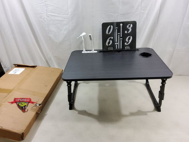 Lot 7-123567 - Decosis laptop desk table. 23-1/2" X 15-5/8". Adjustable height.