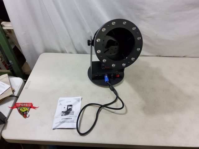 Lot 7-131754 - Yanghopes Electric Confetti launcher machine with DMX ports, led lights and remote control. Tested.