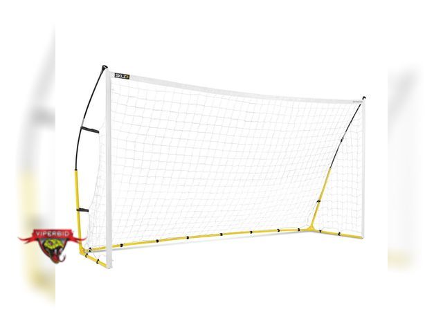 Lot 7-131741 - Retail value $149! Sklz 12 ft. X 6 ft. Quickster soccer goal.