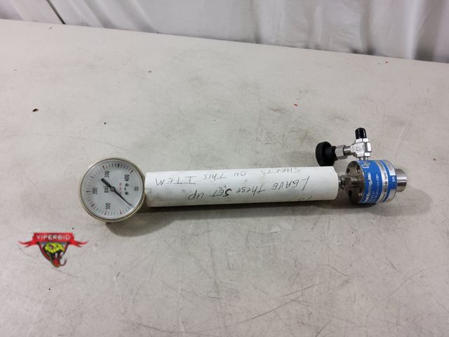 Lot 7-135667 - Helium Leak Test Inc. HLT Adjustable Helium Leak Standard. Model 3-4