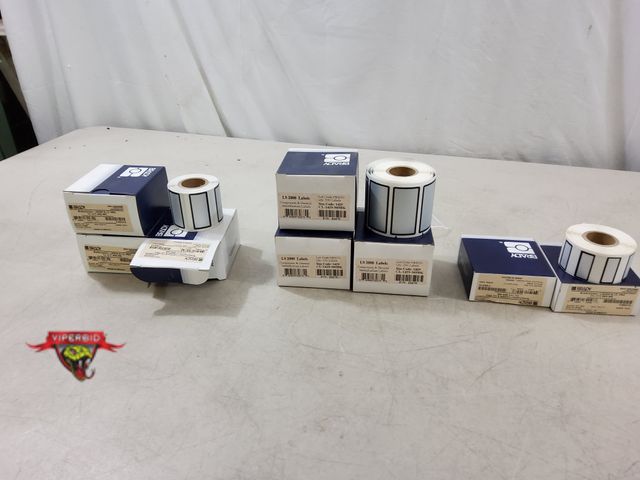 Lot 7-134763 - New! (3) Boxes of 250 - Brady labels CL317-969-BK, (2) Boxes of 500 - Bradly CL-111-969-BK Labels, a...