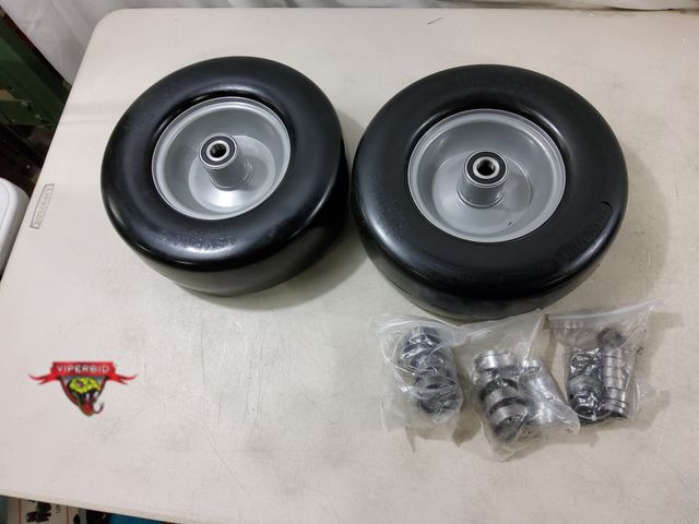 Lot 7-130207 - (2) Flat free tires. 13 X 5.00-6.