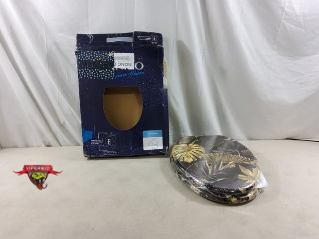 Lot 7-135017 - New! Elongated Wooden Toilet Seat. (14"W x 18"L)
