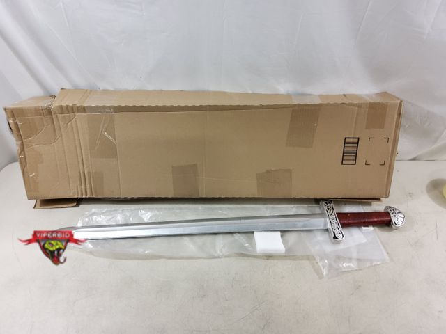 Lot 7-133686 - Foam viking sword. 38"L.