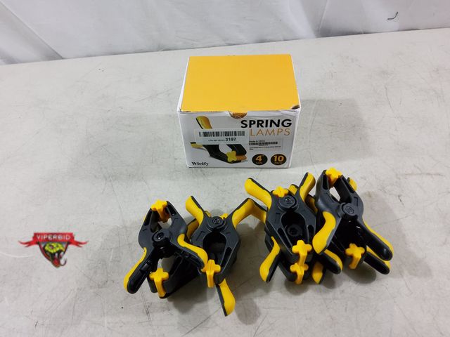 Lot 7-133805 - 10 Pack - Wicify spring clamps. 4".