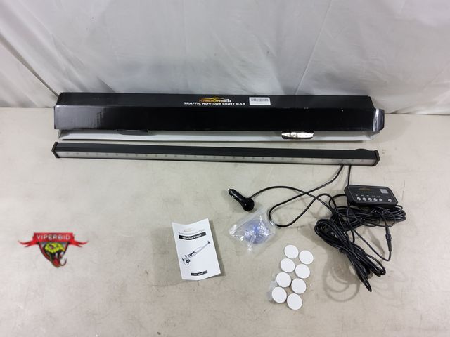 Lot 7-133914 - Xridonsen 35" Traffic advisor light bar. (Red/White). Tested. #XR-680.