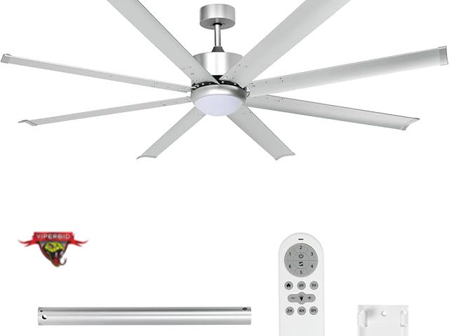 Lot 7-123745 - Litbm 72" Ceiling Fans with Light and Remote.