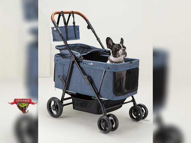 Lot 7-123632 - Retail value $179! Looks like new! Ojcme Dog Stroller for Large &amp; Medium Dogs (20–132 lbs) or 2 ...