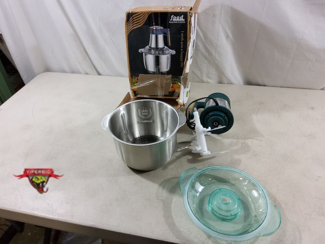 Lot 7-133590 - Handheld Food Processor. Tested and Works. (8-1/2"dia x 11-3/4"T)