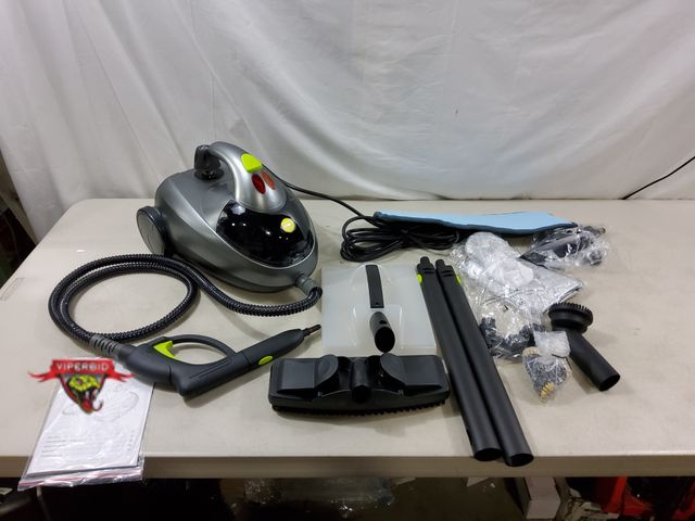 Lot 7-130878 - GoatClean steam cleaner. Model ST008. Tested to power on / heat.