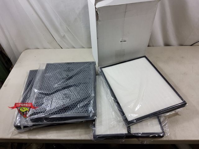 Lot 7-134795 - (4) Pack April FLower AD3000 Replacment filters. Includes (2) Carbon and (2) Hepa. 13-3/8" X 16-1/4"...