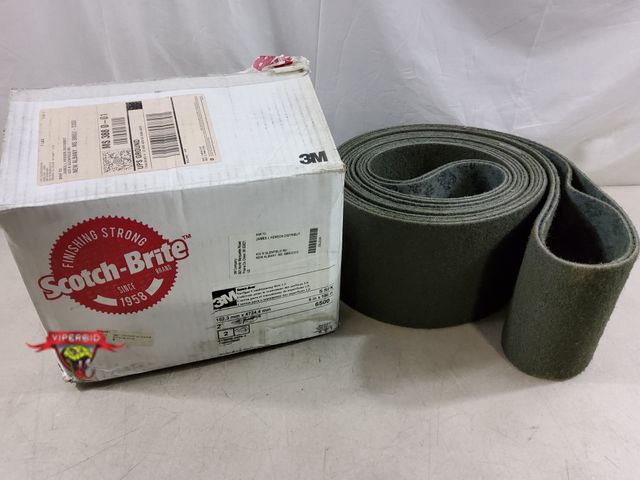 Lot 7-135824 - New! (2) 3M Scotch-Brite surface conditioning belts LS. 6" X 186".