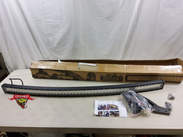 Lot 7-123771 - Retail $179! WeiSen 52" 300W Roof Curved LED Strobe Light bar Kit with Memory Function Wiring Harnes...