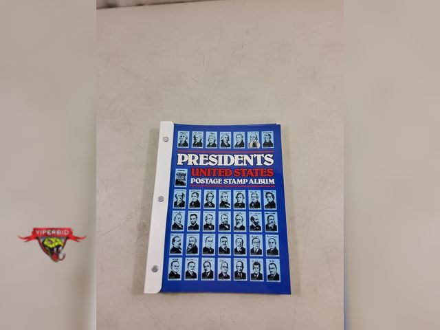 Lot 7-123607 - New! Presidents United States postage stamp album.