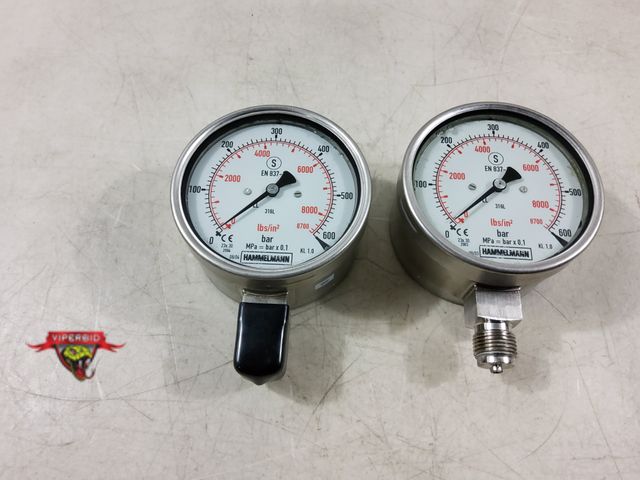 Lot 7-133415 - (2) Hammelmann EN837-1 Gauges. 4".