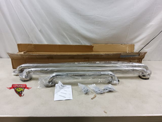 Lot 7-132740 - Set of 3 - Dailylife Commercial grab bars. Includes 18", 36" &amp; 42".