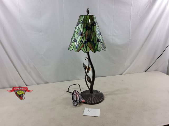 Lot 7-133871 - New! Kichler Tiffany Classics 1-Light table lamp with shade. 150W. 26"H.