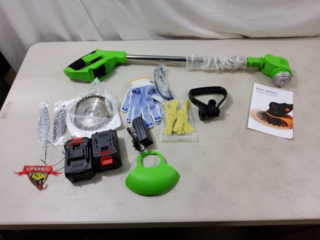 Lot 7-131119 - Best 21V lithium ion weed trimmer. Tested. Includes (2) Batteries and charger.