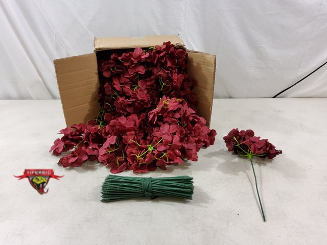 Lot 7-134270 - New! (100) Artificial flower stems. 10-1/2".