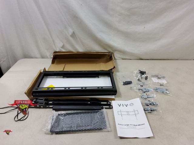 Lot 7-130547 - VIVO Extra Large 43 to 100" LCD LED Curved and Flat Panel Screen, TV Wall Mount Bracket. Model MOUNT...
