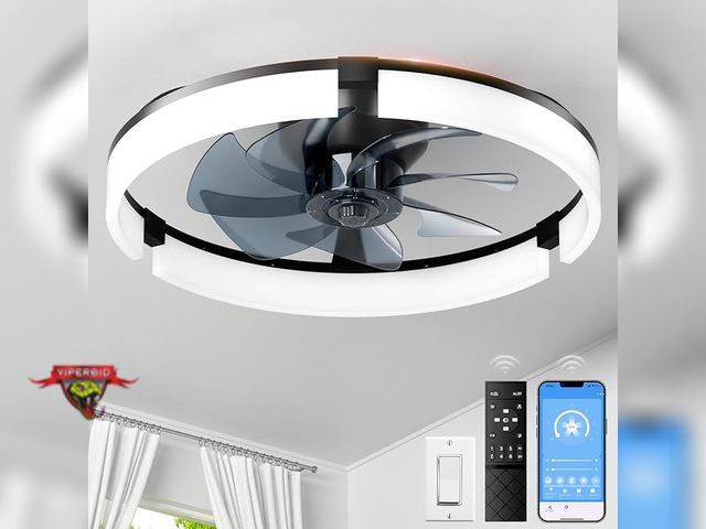 Lot 7-123344 - Dusfan 20" Ceiling fan with remote.