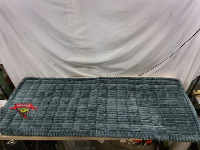 Lot 7-130641 - Plush Couch cover protector with non slip back. 27" X 71"L.