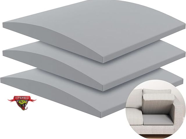 Lot 7-130766 - Foamjoy Sofa Cushion Support, Couch Cushion Support for Sagging Couch seats. 20"x20"x2",