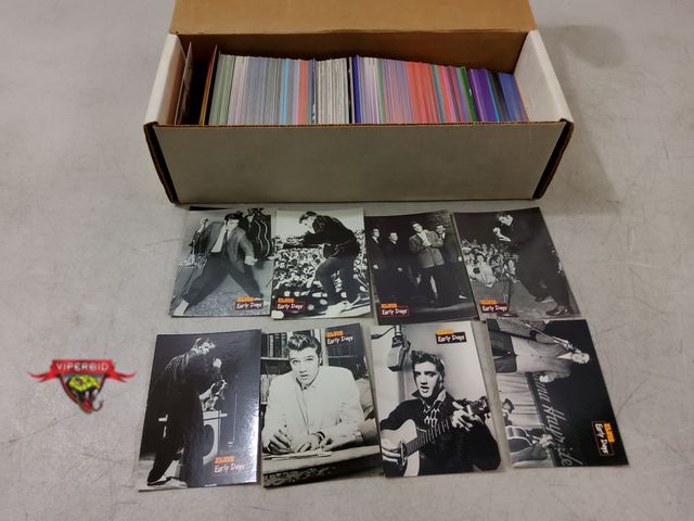 Lot 7-131676 - Lot of assorted Elvis Presley trading cards.