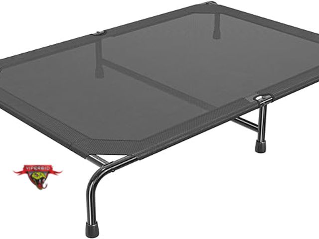 Lot 7-132707 - Simple Trendgin elevated extra large dog bed. 60.25"L x 37.25"W x 8"Th. Lightly used.