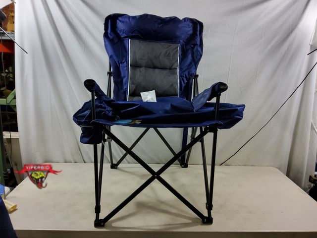 Lot 7-133295 - Alpha Camp oversized folding camping chair. 27.9"D x 23.6"W x 40"H