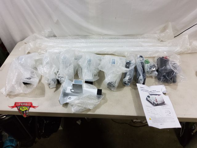 Lot 7-130871 - Retail value $200! 4 6" Van Roof Ladder Rack  Fit for 2014+ Ford Transit Connect. White.