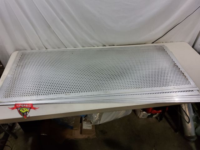 Lot 7-132868 - (6) Aluminum perforated sheets. 24"W X 58"H X 1/16" thickness.