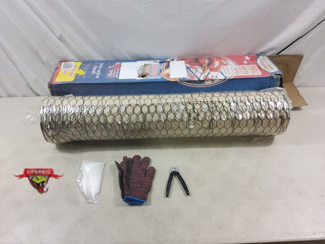 Lot 7-132778 - Black galvanized wire mesh fencing. 36" X approx. 150 ft.