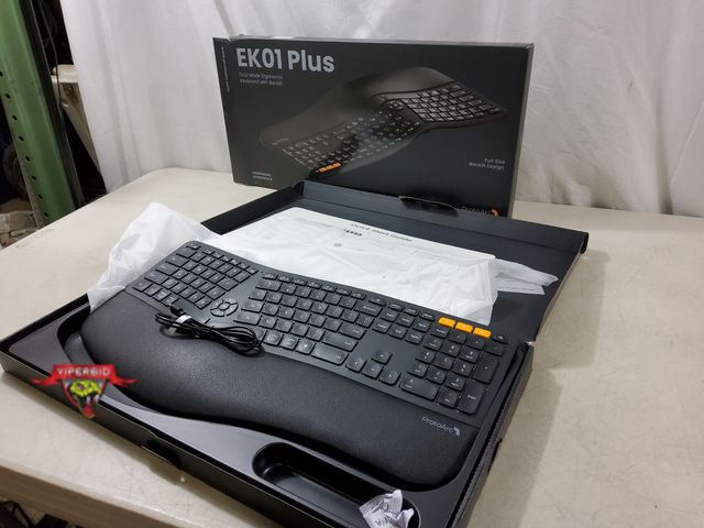 Lot 7-134797 - ProtoArc EK01 Plus Backlit Bluetooth Ergonomic Keyboard. Full Size keyboard.