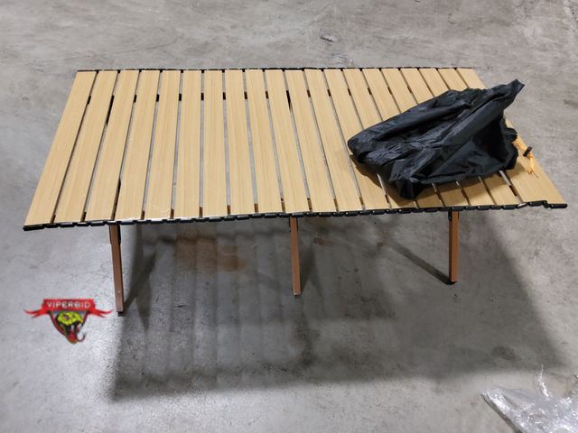 Lot 7-123407 - Light Duty Metal collapsible table with carrying bag. 47" X 23" X 17-3/4"H.