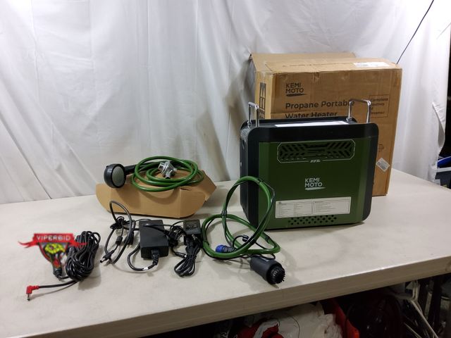 Lot 7-135058 - Retail $300! Appears Slightly Used. KEMIMOTO Portable Water Heater with Thermostatic Control and Pum...