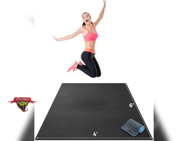 Lot 7-130429 - YoGorilla large exercise mat. 6 ft. X 4 ft. X 6mm.