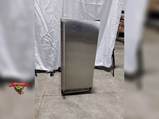 Lot 7-135932 - U-Line UHCP115-SS81A  Premium 15-inch 1 Class black cabinet with stainless steel door clear ice make...