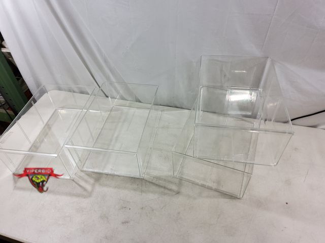 Lot 7-134446 - (4) Plastic bins. 10-1/8" X 10-3/8" X 6"H.