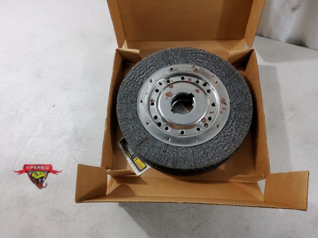 Lot 7-135790 - (2) Osborn wire wheels. 12" OD. 2"A.H. 008 Wire. 3000 RPM. #22137 / 361.
