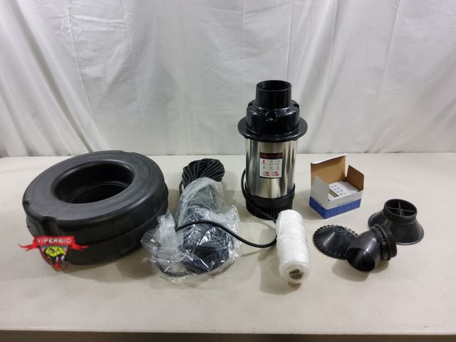 Lot 7-123762 - Dacom Pond Fountain Aerator, 1HP 15000 GPH Floating Aerating Pump.